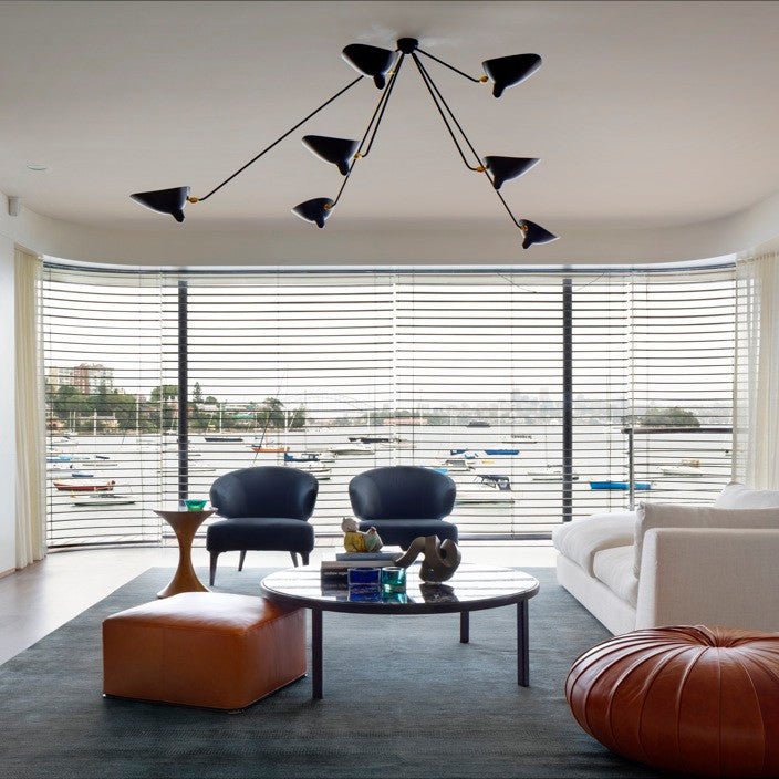 Mid-Century Multi-Arm Ceiling Light, alternative view 4