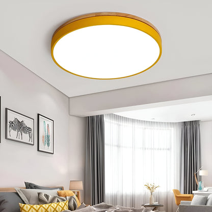 Nordic Round Flush Ceiling Light LED Light With Acrylic Diffuser – alternative view 8