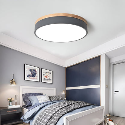 Nordic Round Flush Ceiling Light LED Light With Acrylic Diffuser – alternative view 7