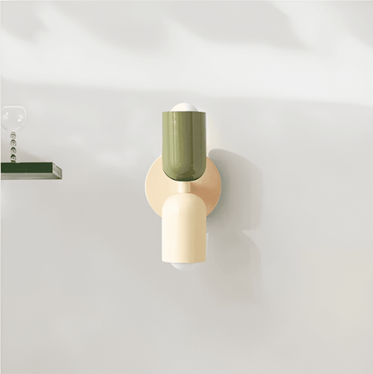 Double-Sided Capsule Wall Light With Round Backplate – alternative view 5