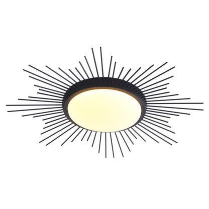 1-Light Geometric Circle LED Flush Mount Lighting – alternative view 8