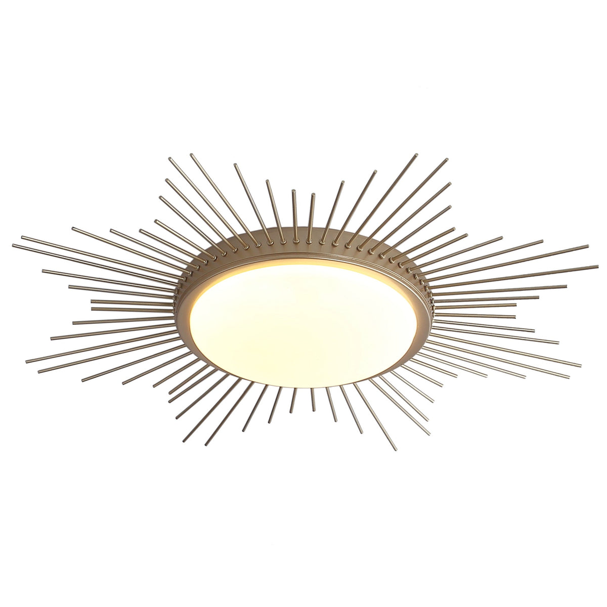 1-Light Geometric Circle LED Flush Mount Lighting – Everden Living