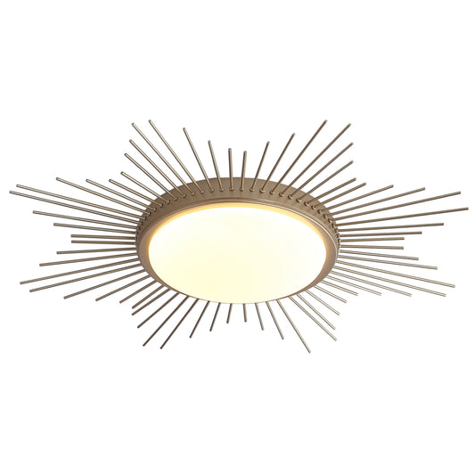 1-Light Geometric Circle LED Flush Mount Lighting – Everden Living
