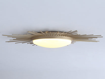 1-Light Geometric Circle LED Flush Mount Lighting – alternative view 5