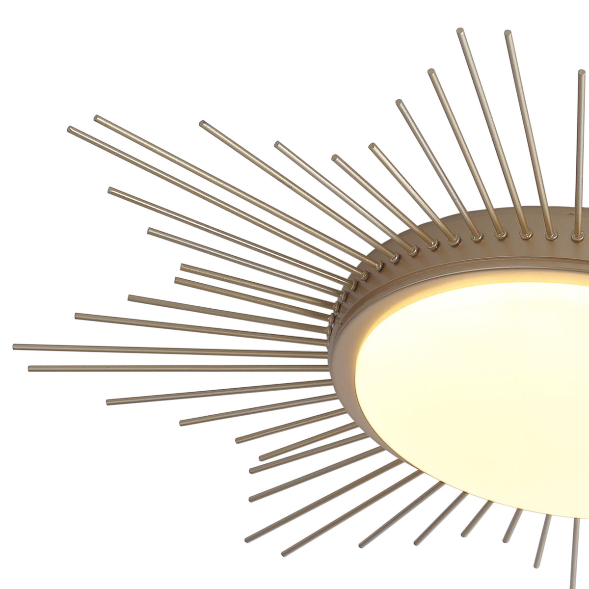 1-Light Geometric Circle LED Flush Mount Lighting – alternative view 6