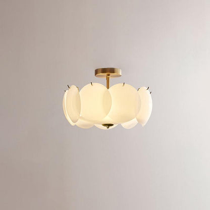 Opal Glass Globe Flush Ceiling Light, alternative view 9