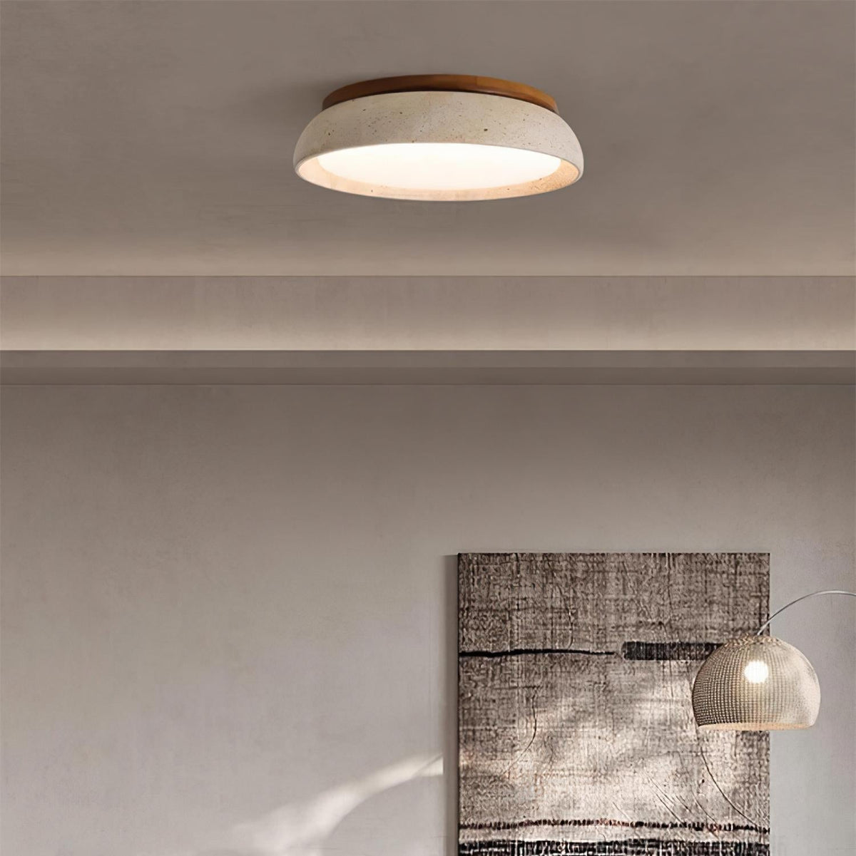 Kloris Ceiling Light Piedra Travertine – alternative view 3