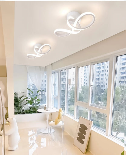 Infinity Loop LED Flush Ceiling Light