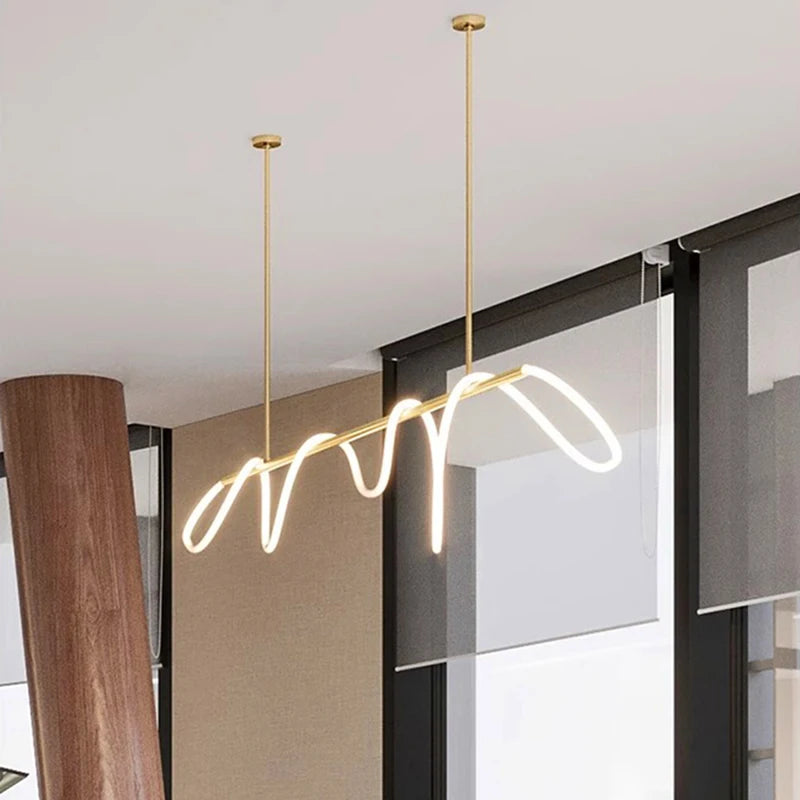 Nordic Ring Line Chandelier