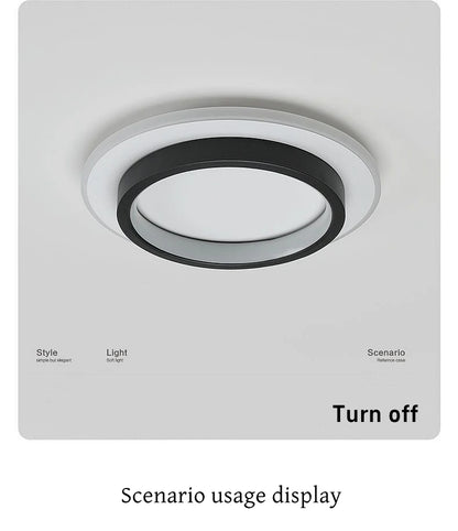 Minimalist Halo LED Flush Ceiling Light