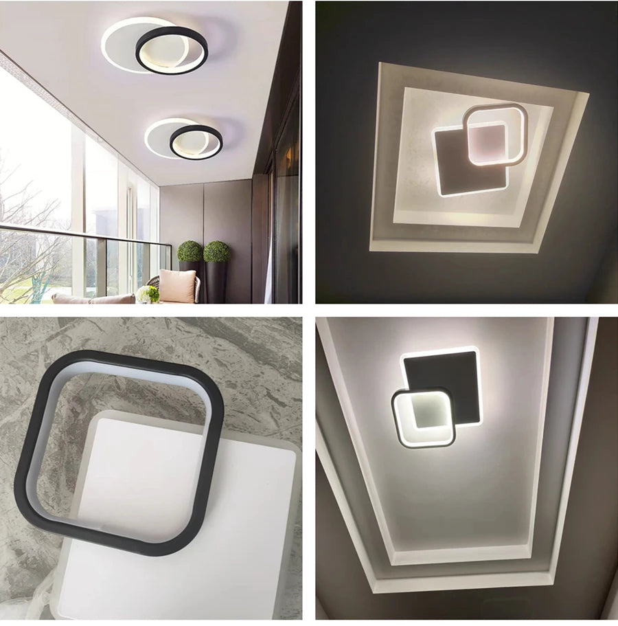 Minimalist Halo LED Flush Ceiling Light