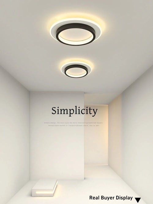 Minimalist Halo LED Flush Ceiling Light