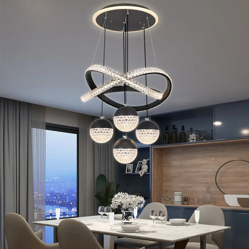 Nordic Halo LED Chandelier