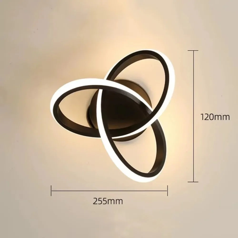 Interlocking Ring LED Ceiling Light