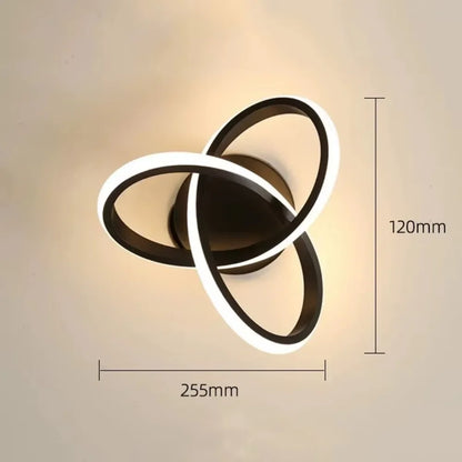 Interlocking Ring LED Ceiling Light