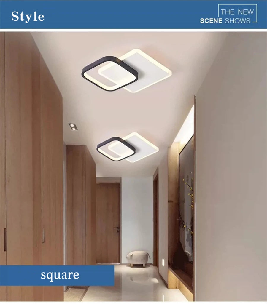 Minimalist Halo LED Flush Ceiling Light