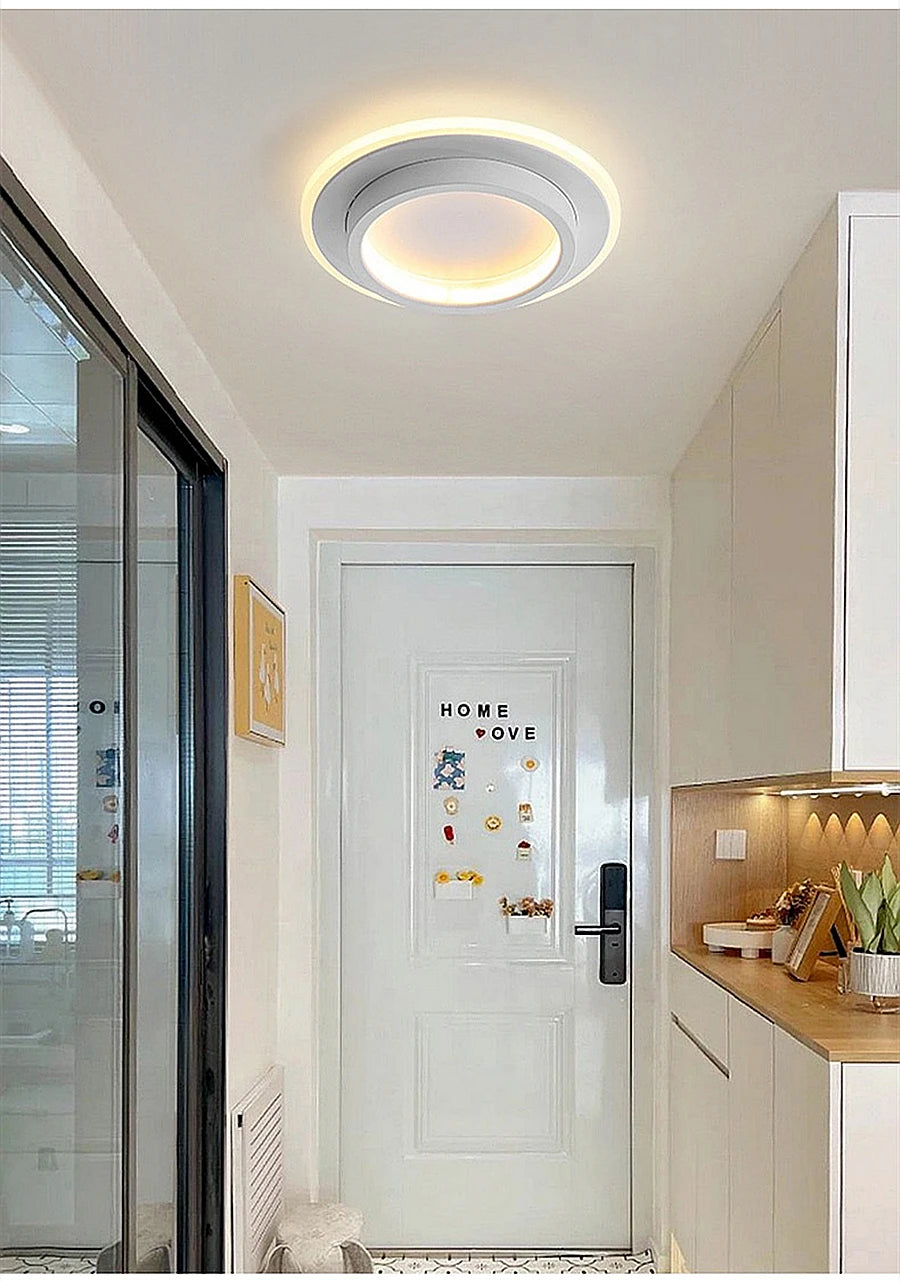 Minimalist Halo LED Flush Ceiling Light