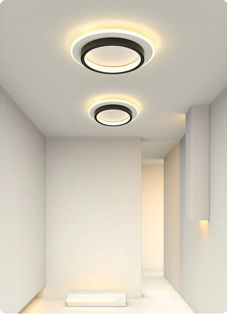 Minimalist Halo LED Flush Ceiling Light