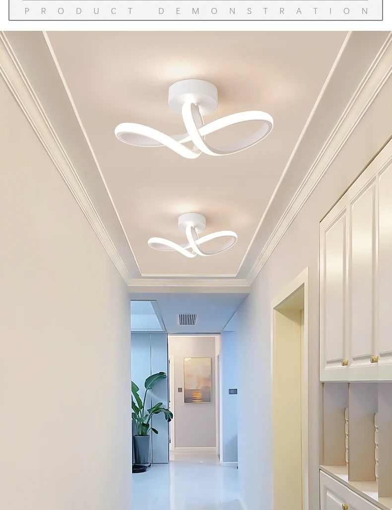 Infinity Loop LED Flush Ceiling Light