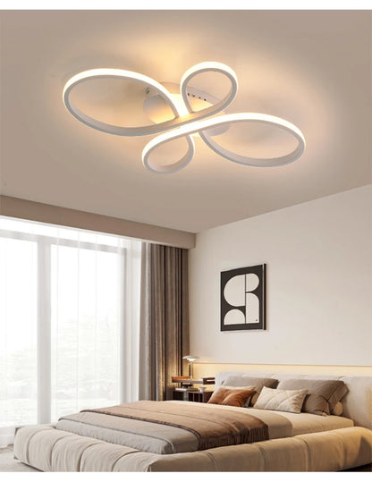 Floral Loop LED Flush Ceiling Light