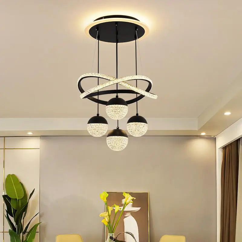 Nordic Halo LED Chandelier