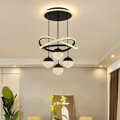 Nordic Halo LED Chandelier