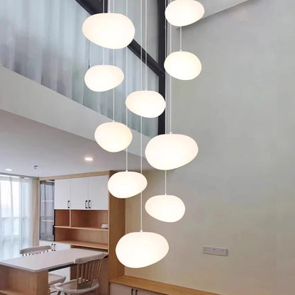Modern Raindrop Staircase Chandelier