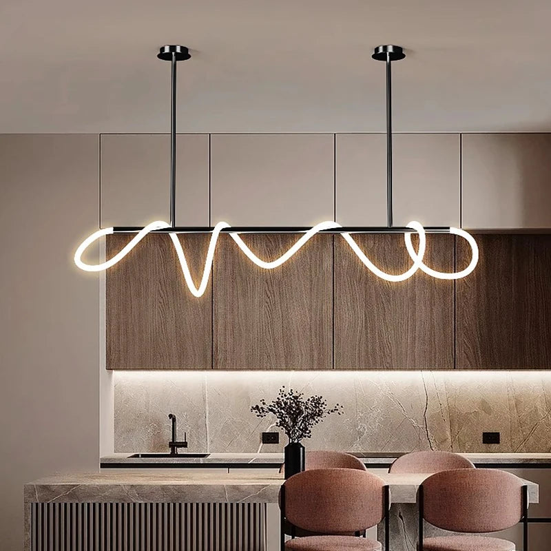 Nordic Ring Line Chandelier