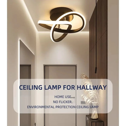 Interlocking Ring LED Ceiling Light