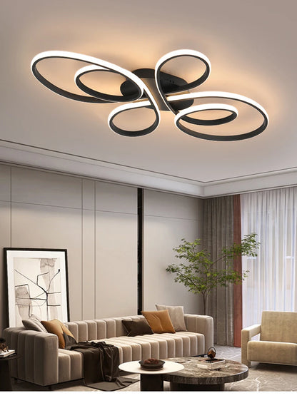 Floral Loop LED Flush Ceiling Light