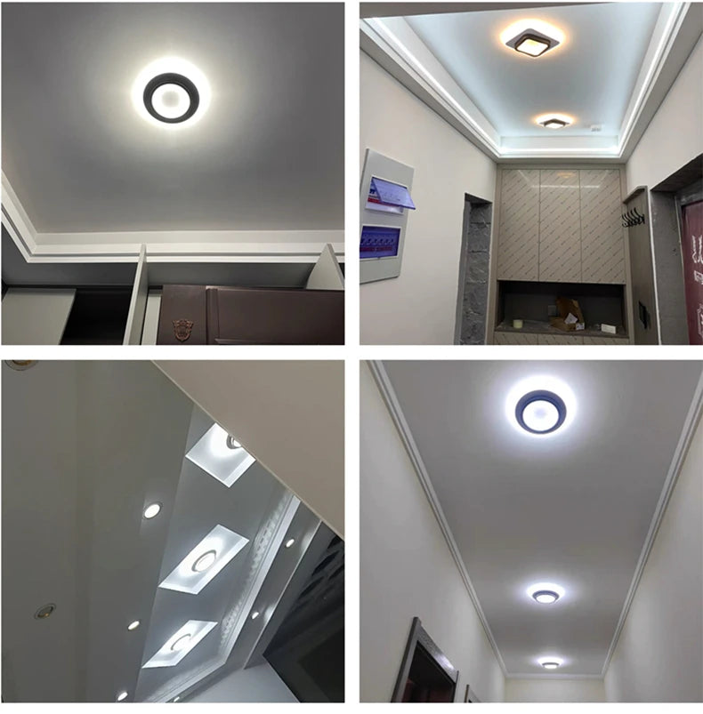 Minimalist Halo LED Flush Ceiling Light