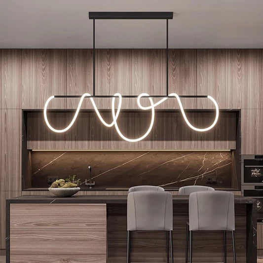 Nordic Ring Line Chandelier
