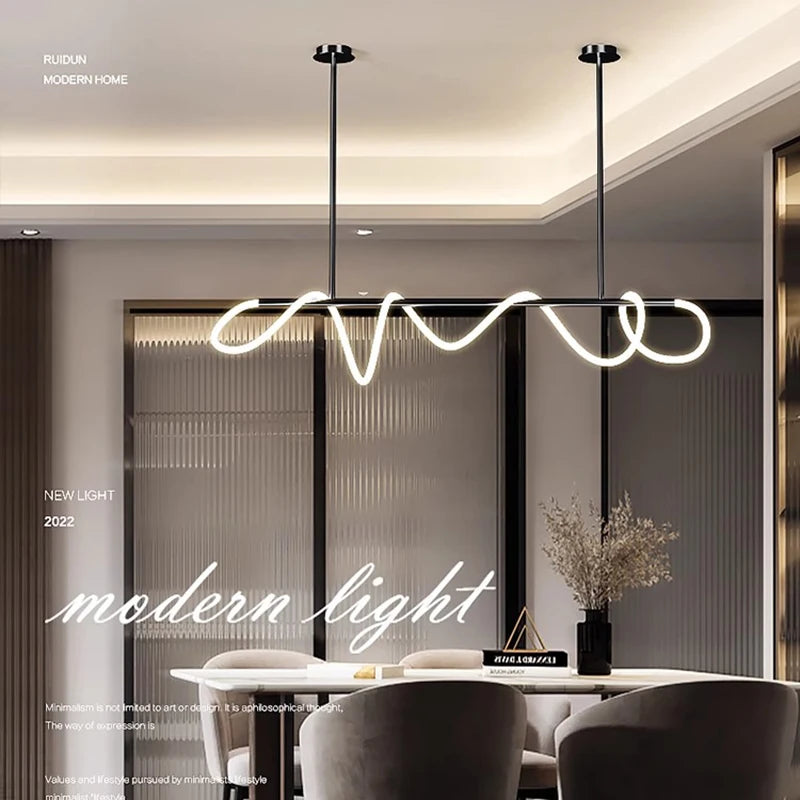 Nordic Ring Line Chandelier