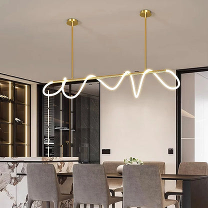 Nordic Ring Line Chandelier