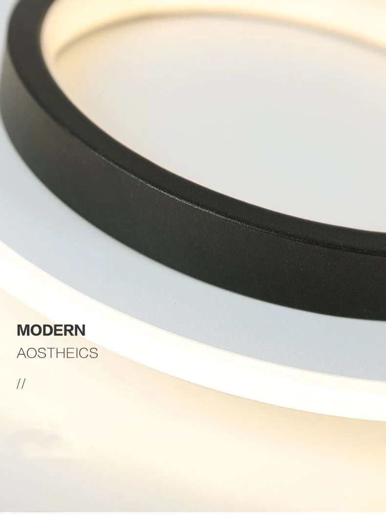 Minimalist Halo LED Flush Ceiling Light