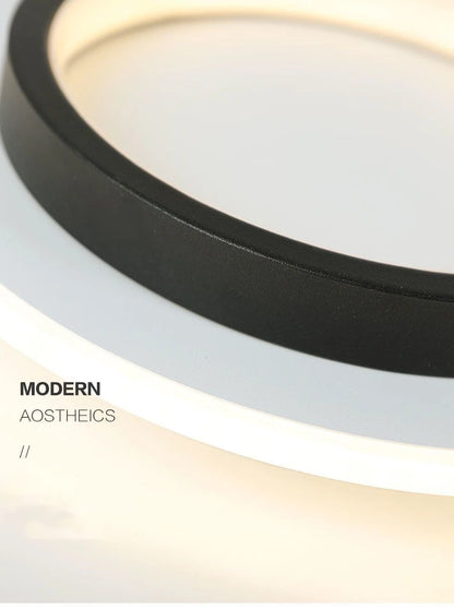 Minimalist Halo LED Flush Ceiling Light