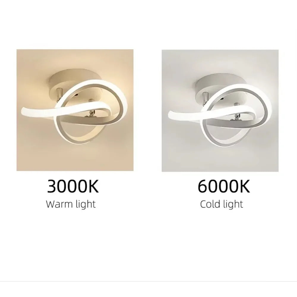 Interlocking Ring LED Ceiling Light
