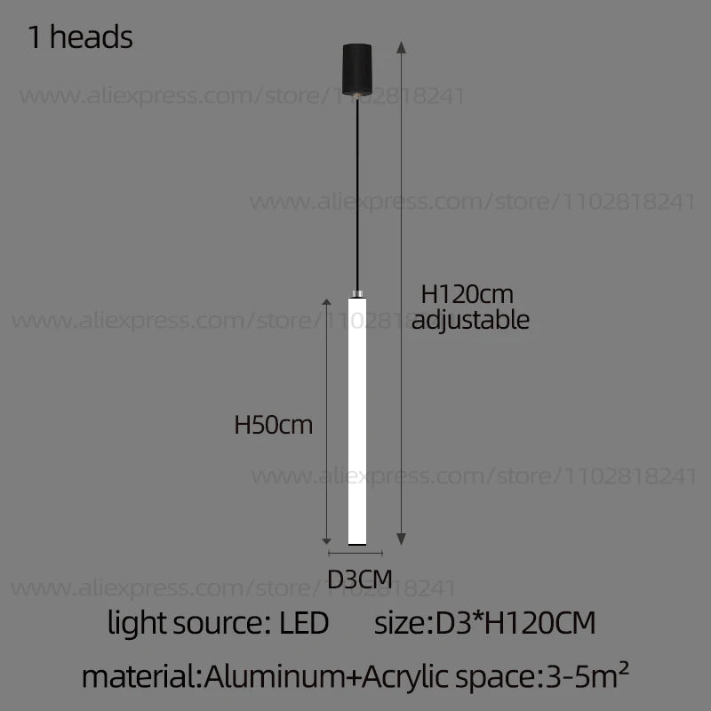 Cascade Strip LED Staircase Chandelier