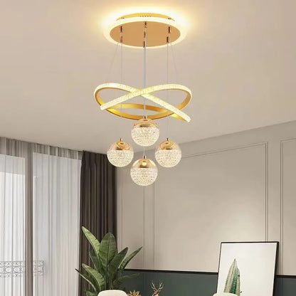 Nordic Halo LED Chandelier