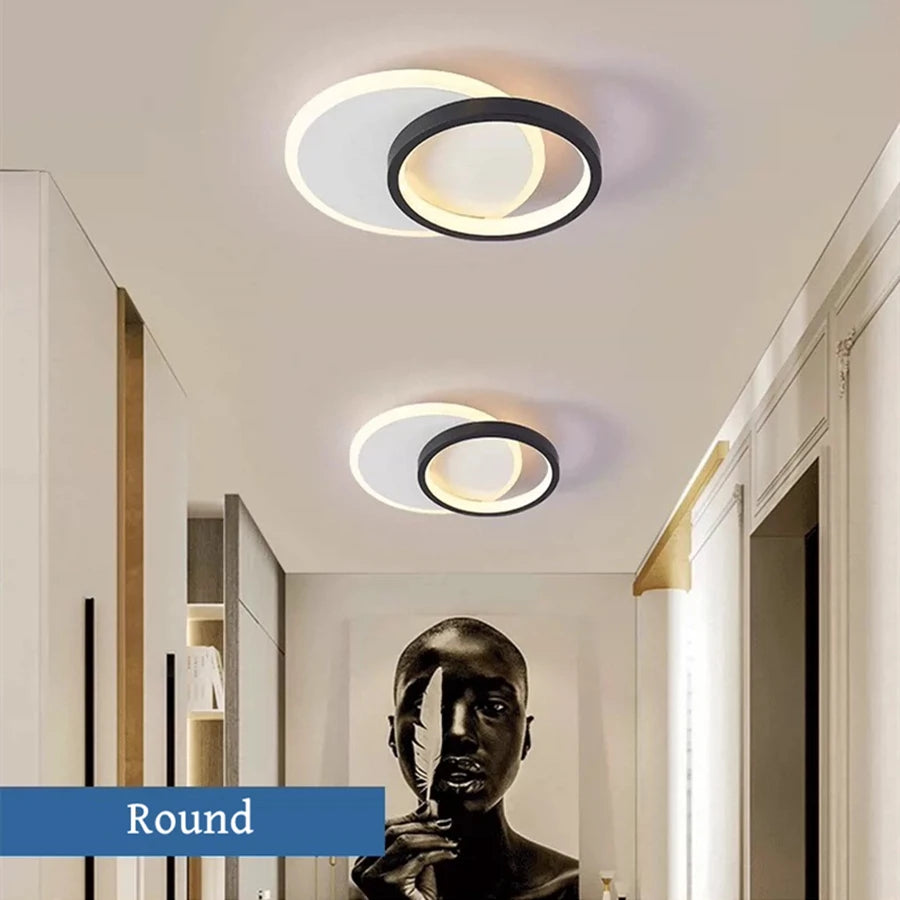 Minimalist Halo LED Flush Ceiling Light