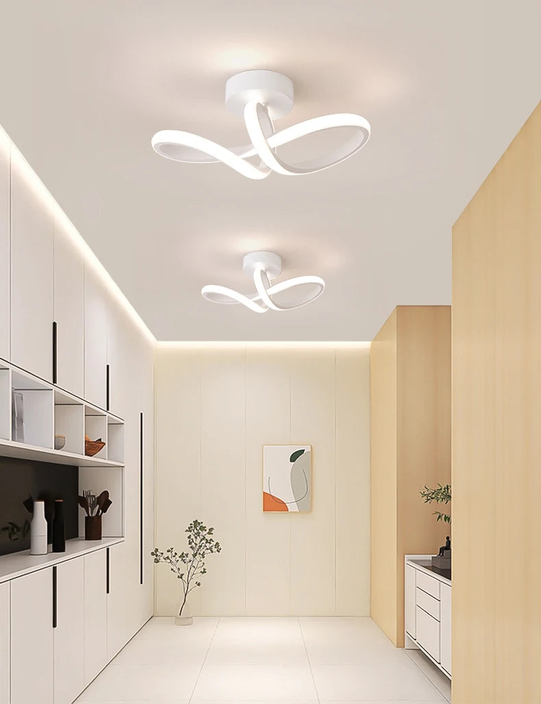Infinity Loop LED Flush Ceiling Light