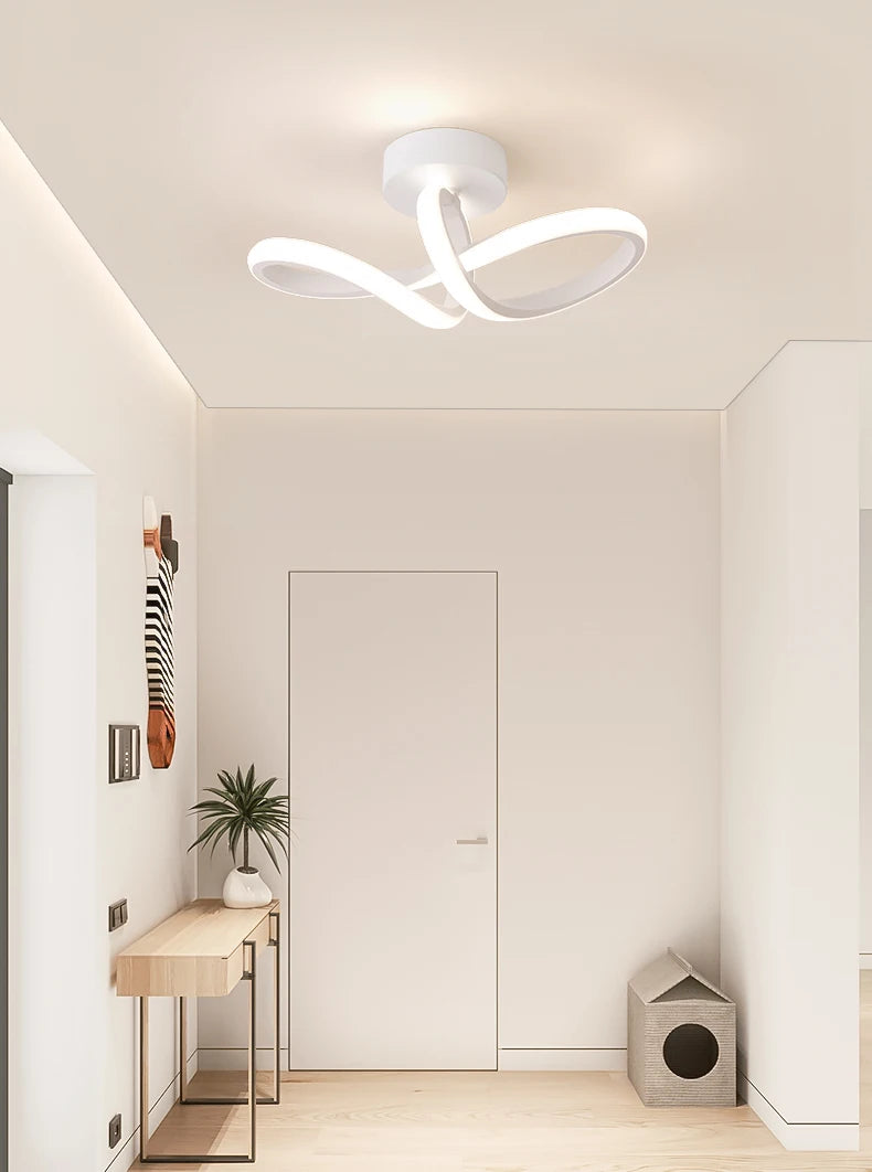 Infinity Loop LED Flush Ceiling Light