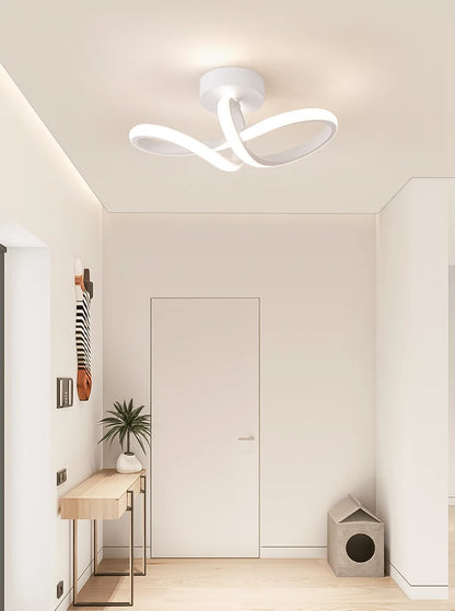Infinity Loop LED Flush Ceiling Light