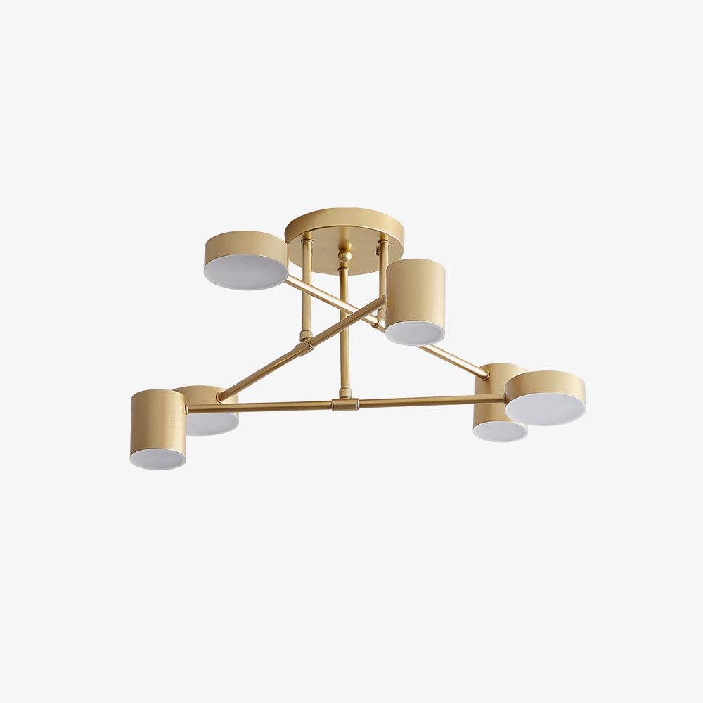 Mid-Century Sputnik Semi-Flush Ceiling Light, alternative view 7
