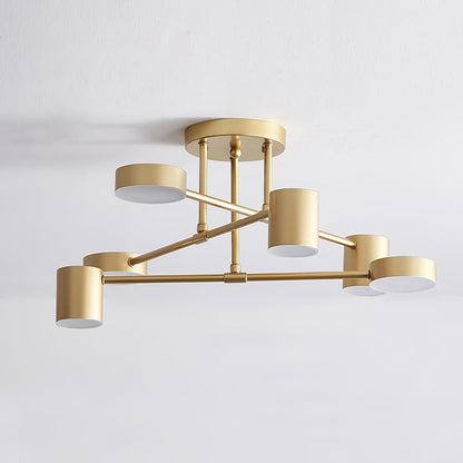Mid-Century Sputnik Semi-Flush Ceiling Light, alternative view 9