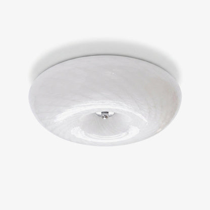 Swirl Glass Flush Ceiling Light by Everden Living