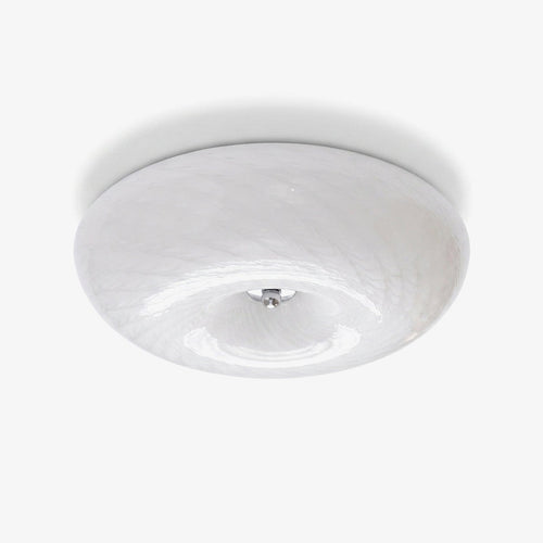 Swirl Glass Flush Ceiling Light by Everden Living