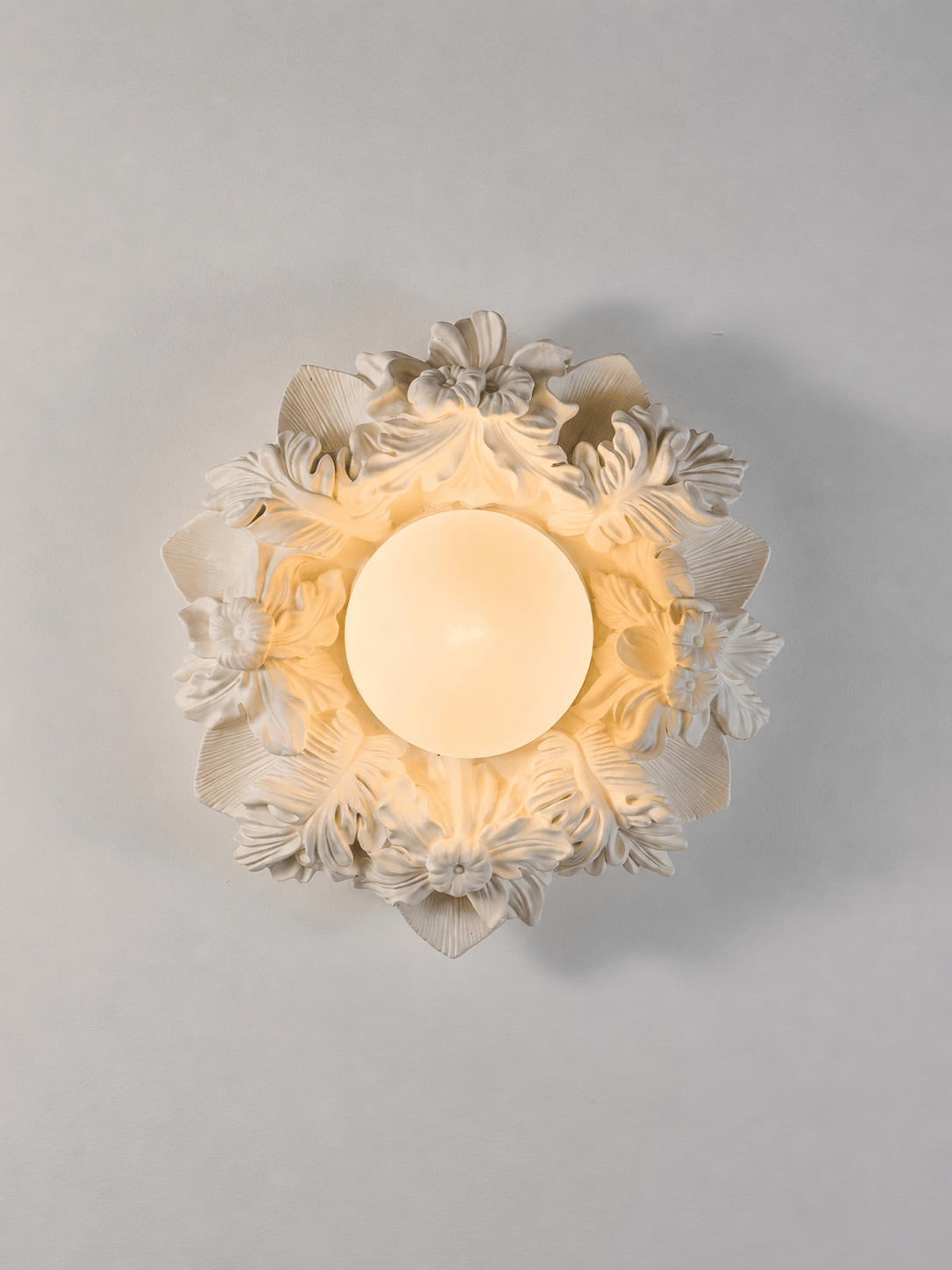 Victorian Glass Flush Ceiling Light, alternative view 7