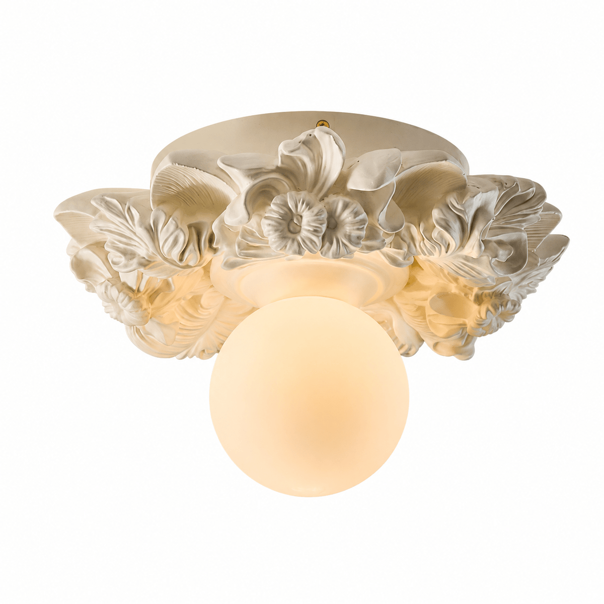 Victorian Glass Flush Ceiling Light, alternative view 8