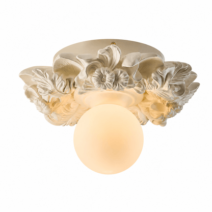 Victorian Glass Flush Ceiling Light, alternative view 8
